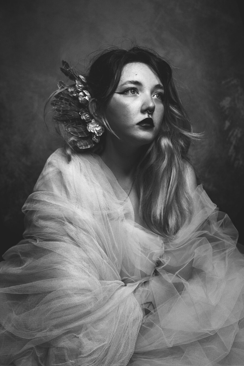 Photographie portrait noir et blanc